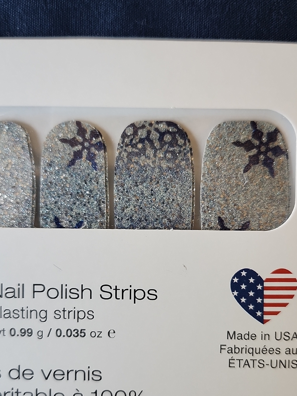 💅B2G1 👉*NWT* COLOR STREET "ICE ICE MAYBE" 100% NAIL POLISH STRIPS ~ICY BLUE